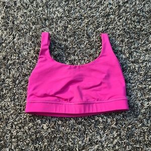Size 4 Lululemon hot pink sports bra